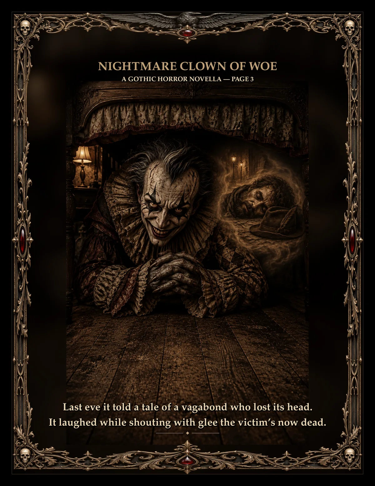 Nightmare Clown story scene three